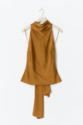 Halterneck blouse - Mustard