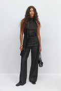 Halterneck blouse - Noir