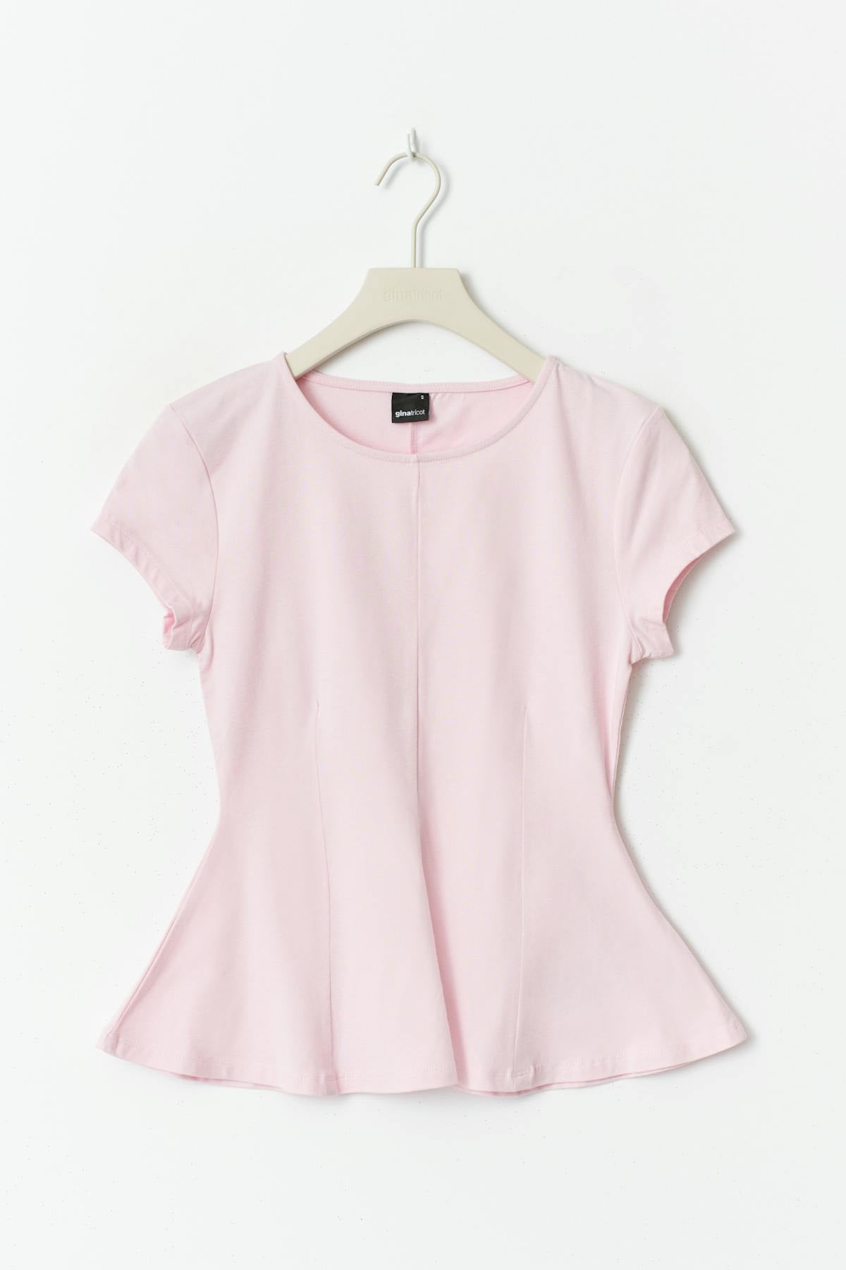 Peplum top - Blanc cassé