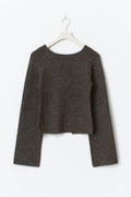 14+ knitted top - Marron