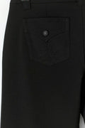 14+ low bootcut trousers tall - Noir