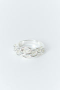 Chain ring - Shiny silver