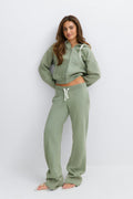 14+ low waist sweatpants - Fiery coral