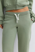 14+ low waist sweatpants - Blue slit