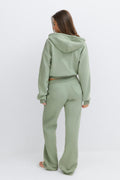 14+ low waist sweatpants - Blue slit