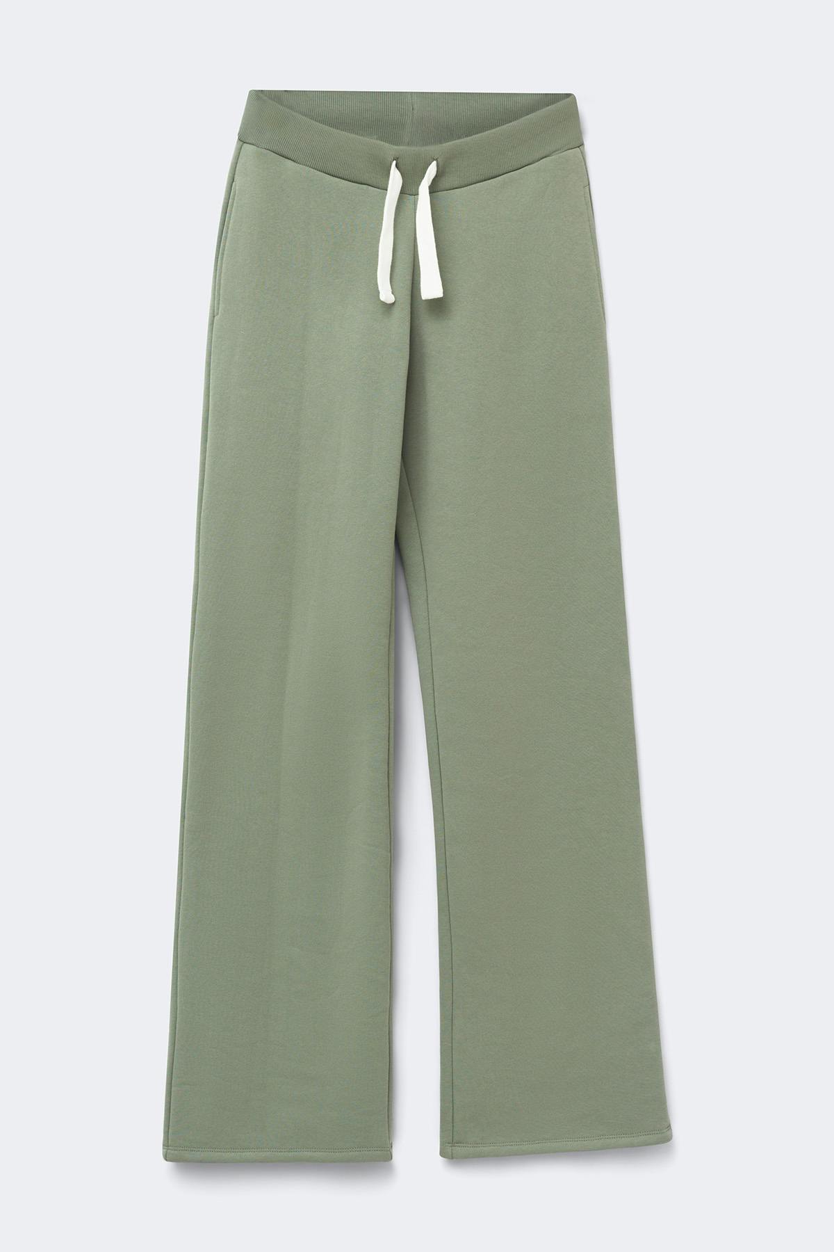 14+ low waist sweatpants - Blue slit