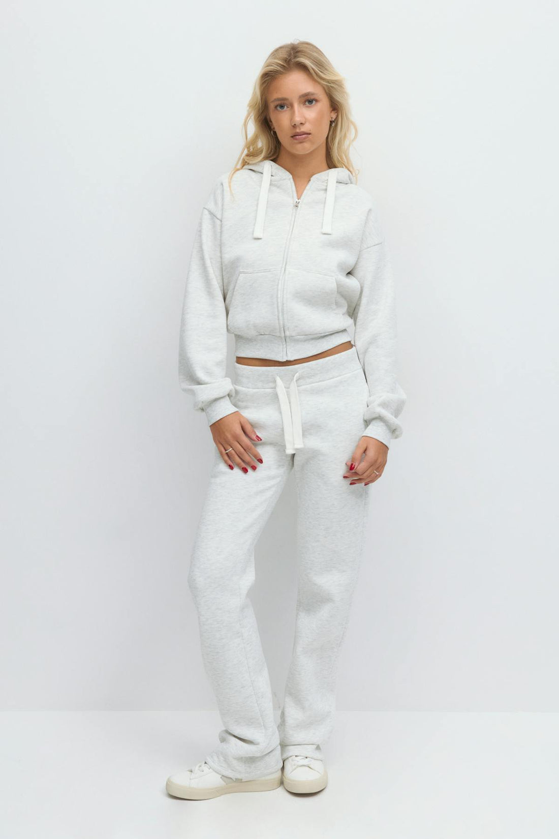 14+ low waist sweatpants - Lt grey melange