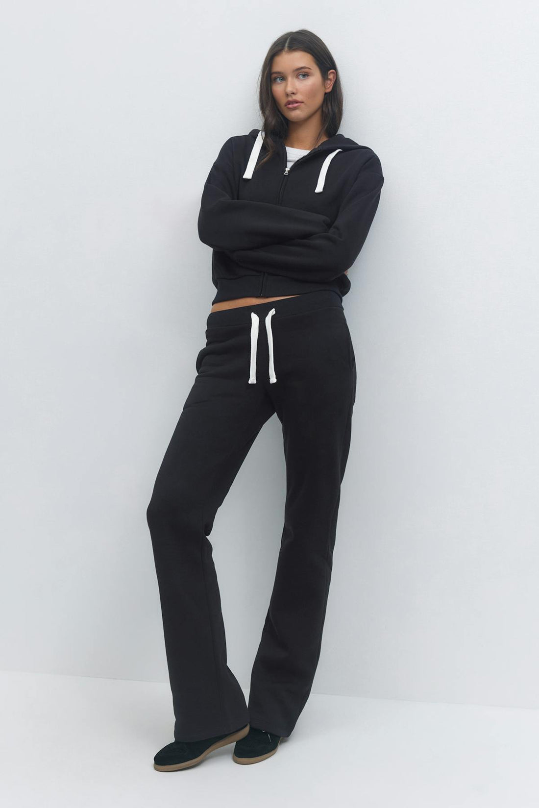 14+ low waist sweatpants - Noir