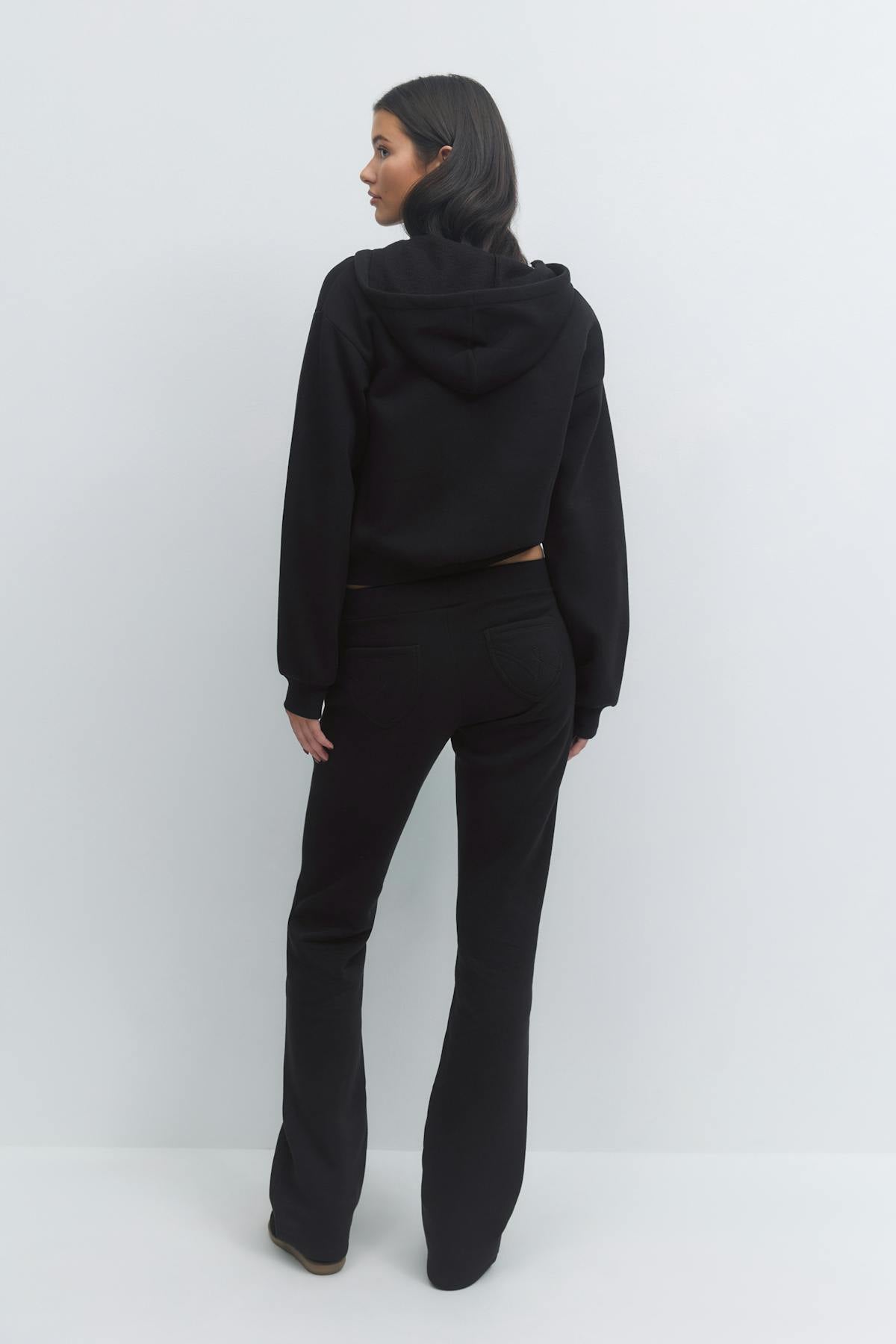 14+ low waist sweatpants - Noir