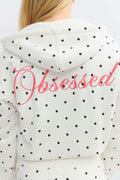 14+ zip hoodie - Dot print