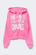 14+ zip hoodie - Fiery coral