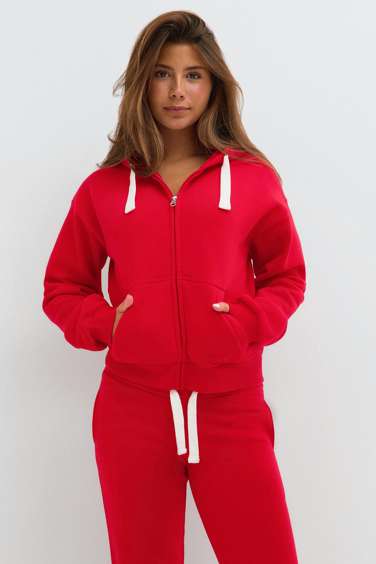 14+ zip hoodie - Sunny peach