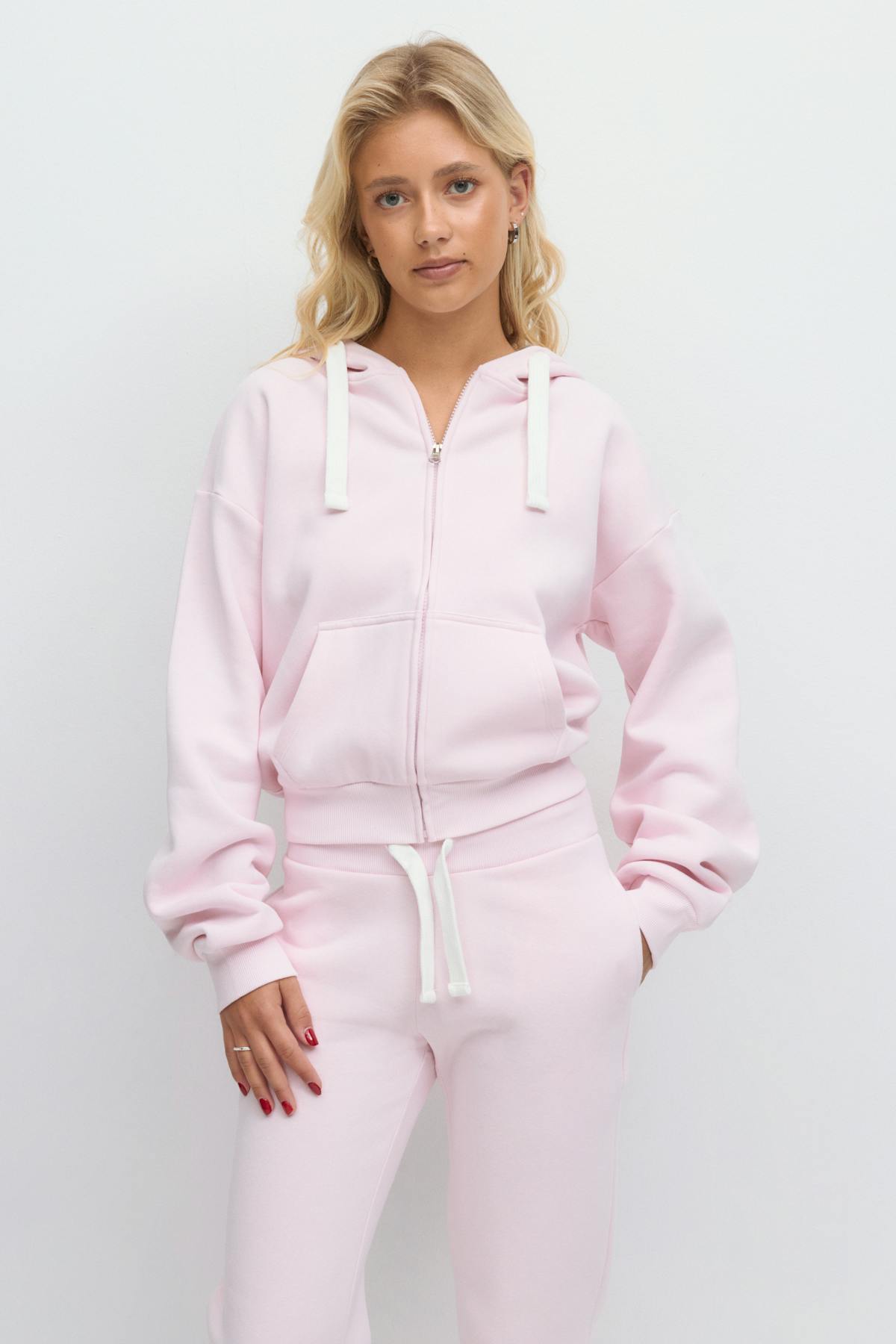 14+ zip hoodie - Rose