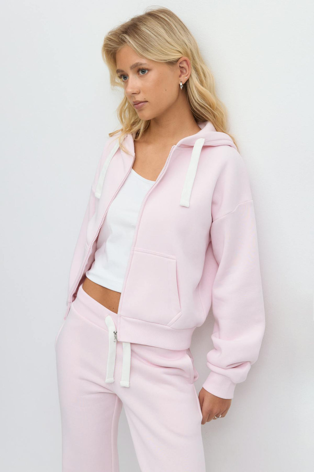 14+ zip hoodie - Rose