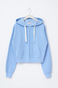 14+ zip hoodie - Bleu