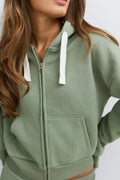 14+ zip hoodie - Blue slit