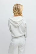 14+ zip hoodie - Lt grey melange