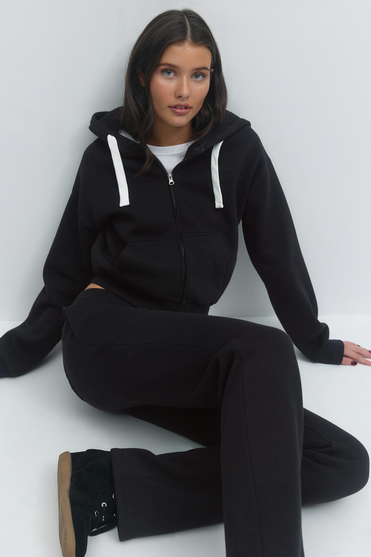 14+ zip hoodie - Noir