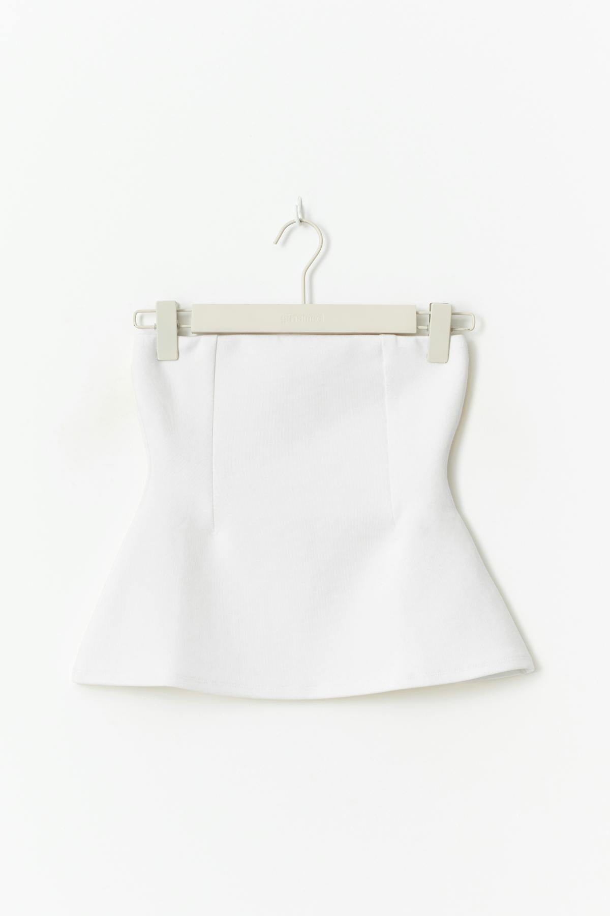 14+ tube top - Blanc