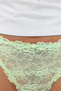 2-pack flirty lace thong - Spring garden