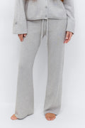 Knitted trousers - Gardenia