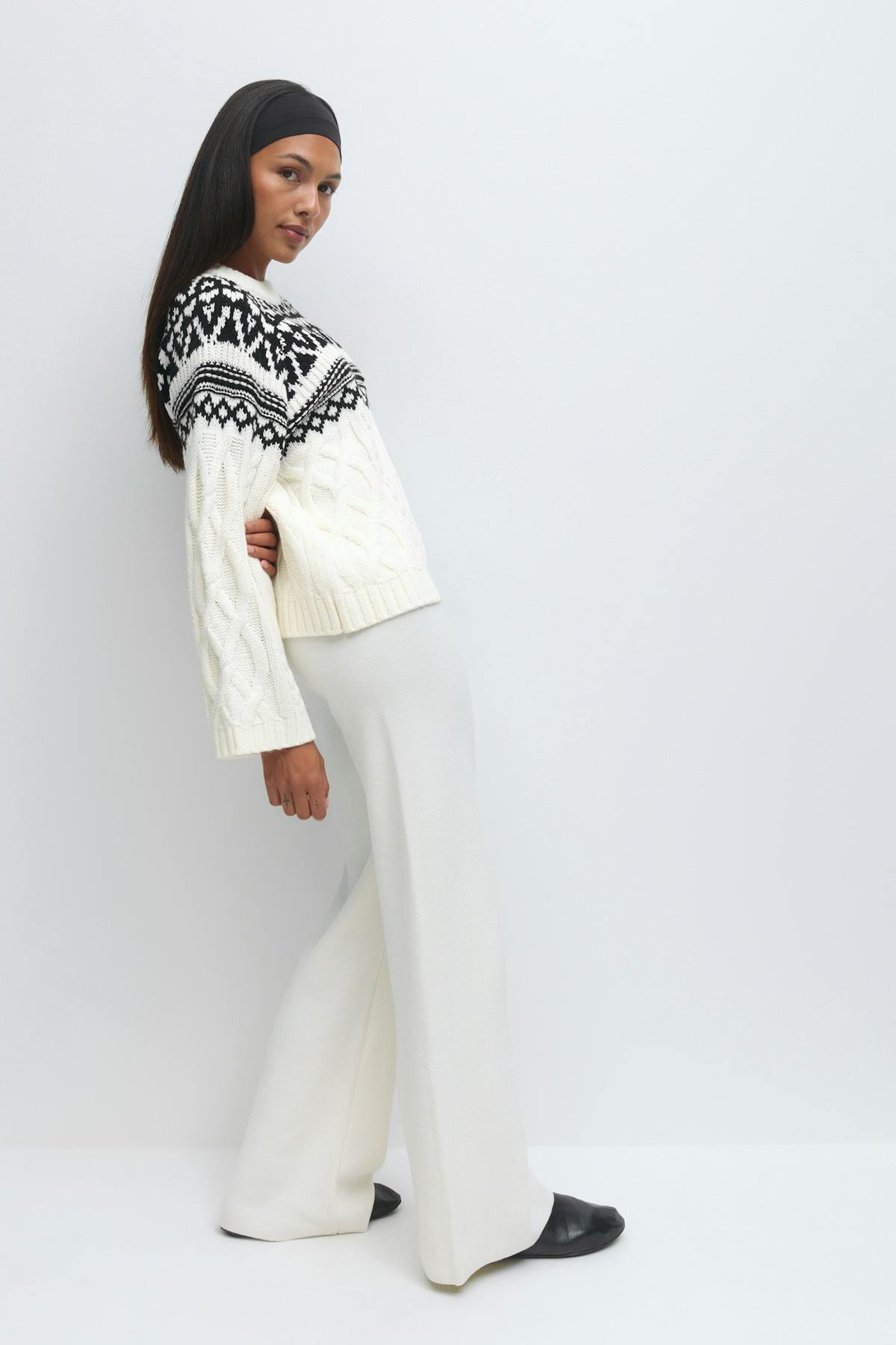 jacquard knitted sweater - Multicolore