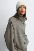 Chunky hairy beanie - Blanc cassé