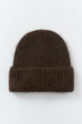 Chunky hairy beanie