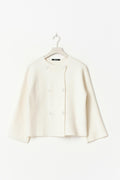 Knitted button cardigan - Gardenia