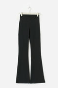 Soft flare trousers - Lt grey melange