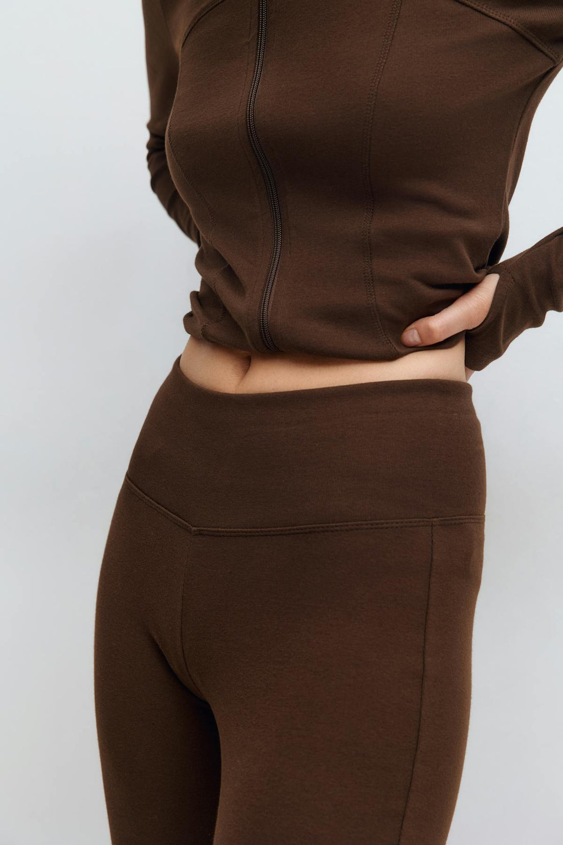 Soft flare trousers - Java
