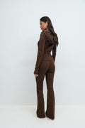 Soft flare trousers - Java