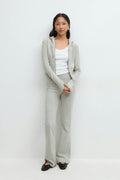 Soft flare trousers - Blanc cassé