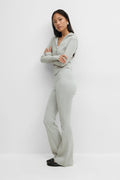 Soft flare trousers - Blanc cassé