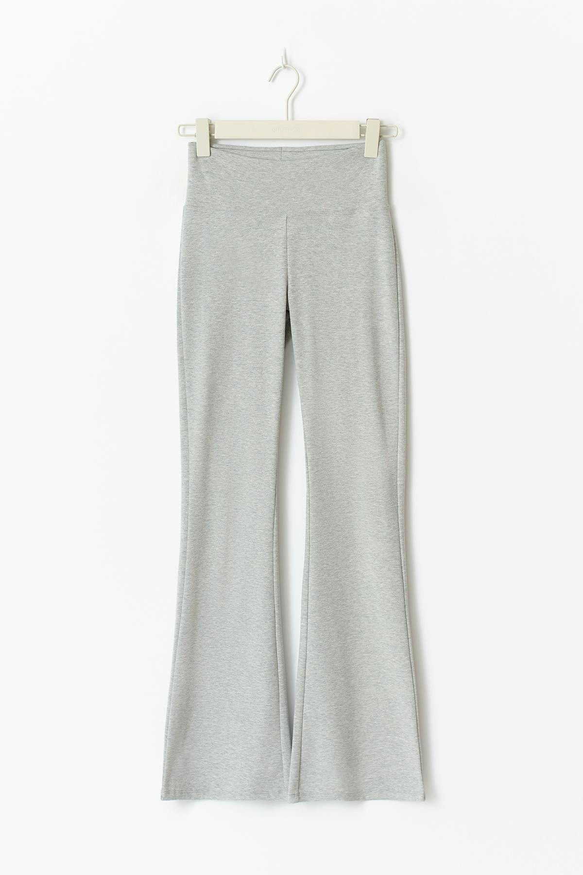 Soft flare trousers - Blanc cassé