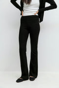 Soft flare trousers - Noir