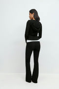 Soft flare trousers - Noir