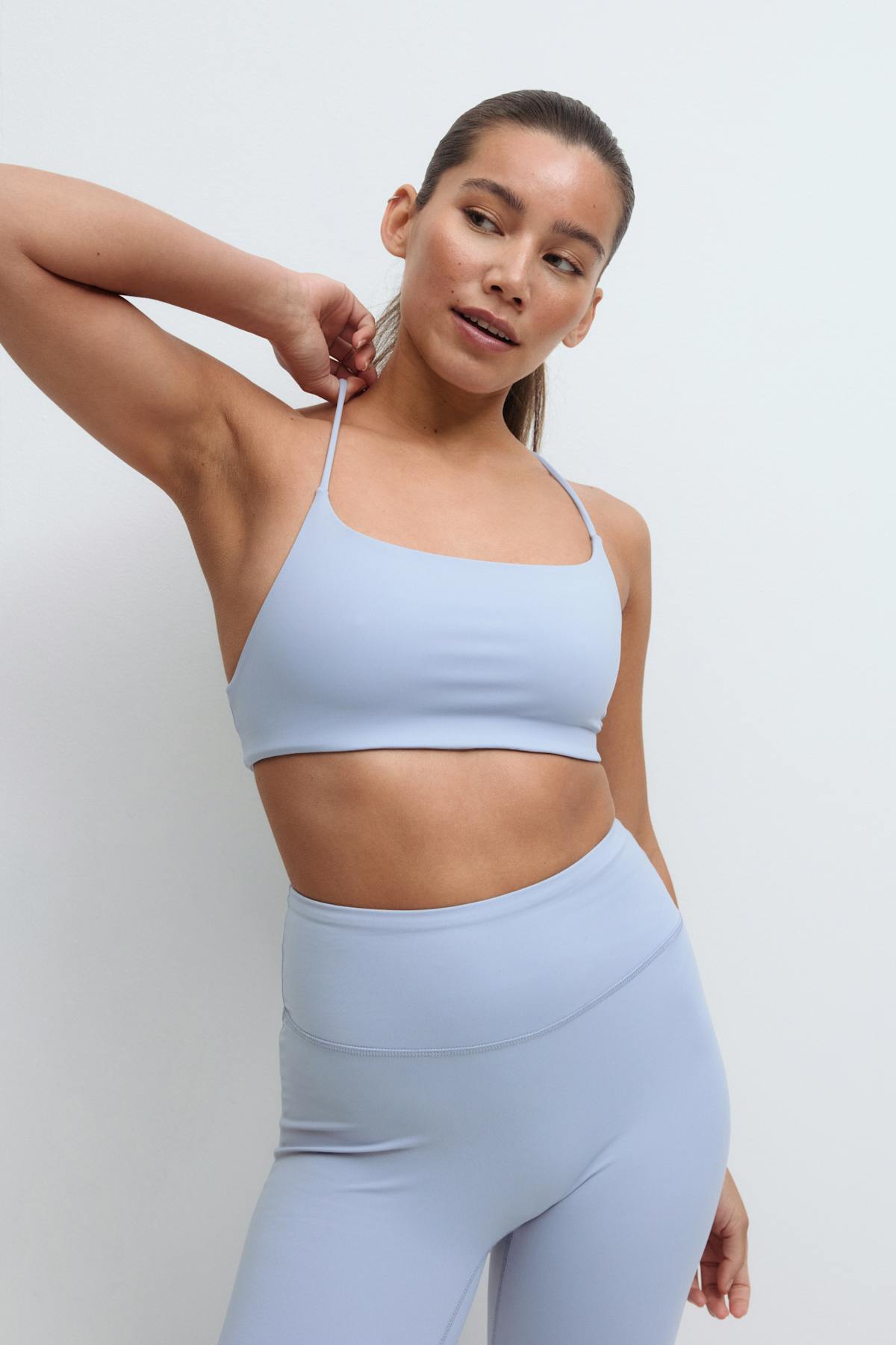Yoga top - Dusty blue