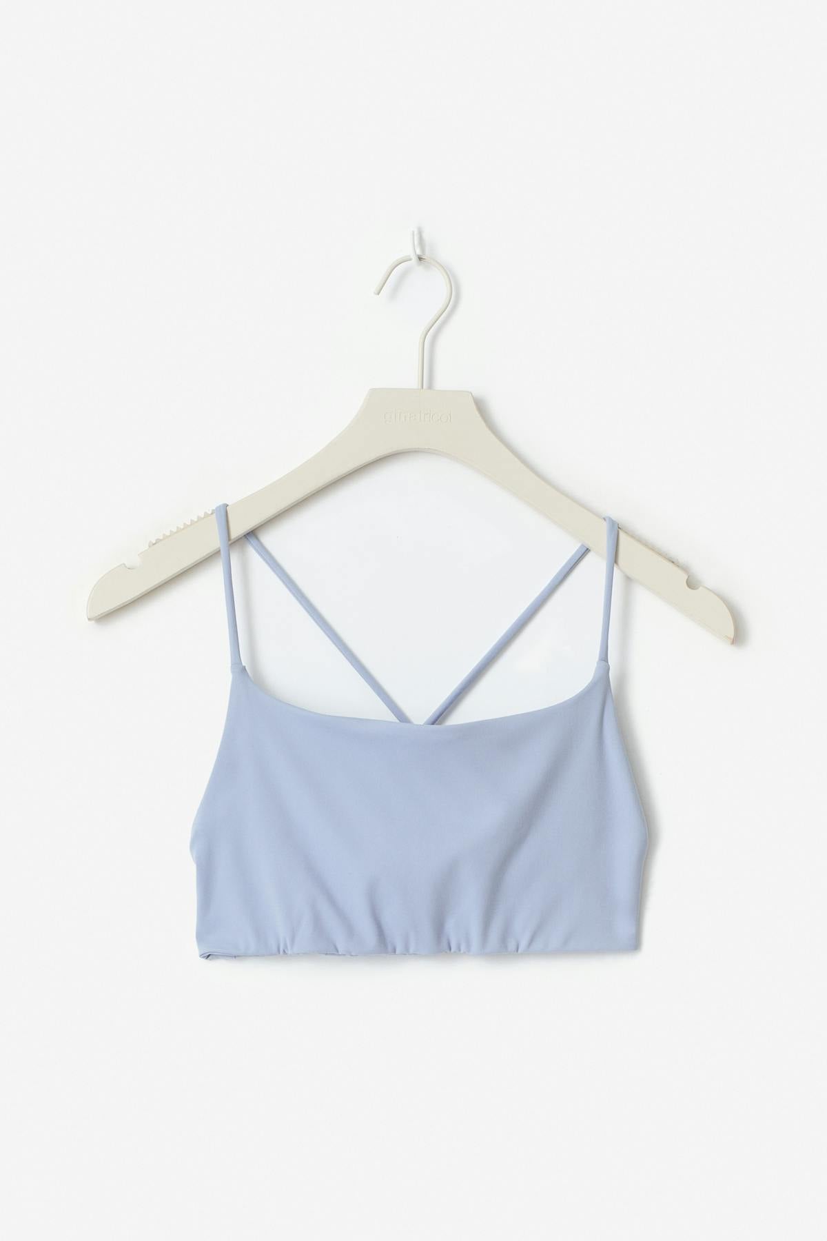 Yoga top - Dusty blue