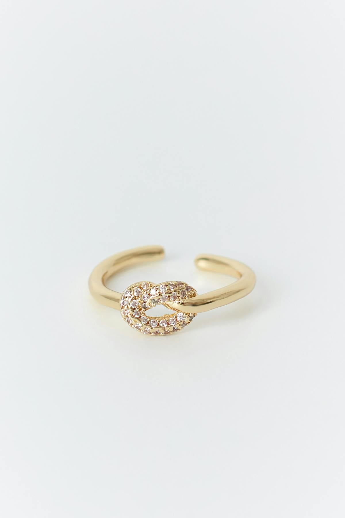 Knot ring - Doré
