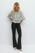 14+ low bootcut trousers - Noir