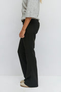 14+ low bootcut trousers - Noir