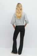 14+ low bootcut trousers - Noir