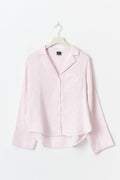 Gauze homewear shirt - Pink heart aop