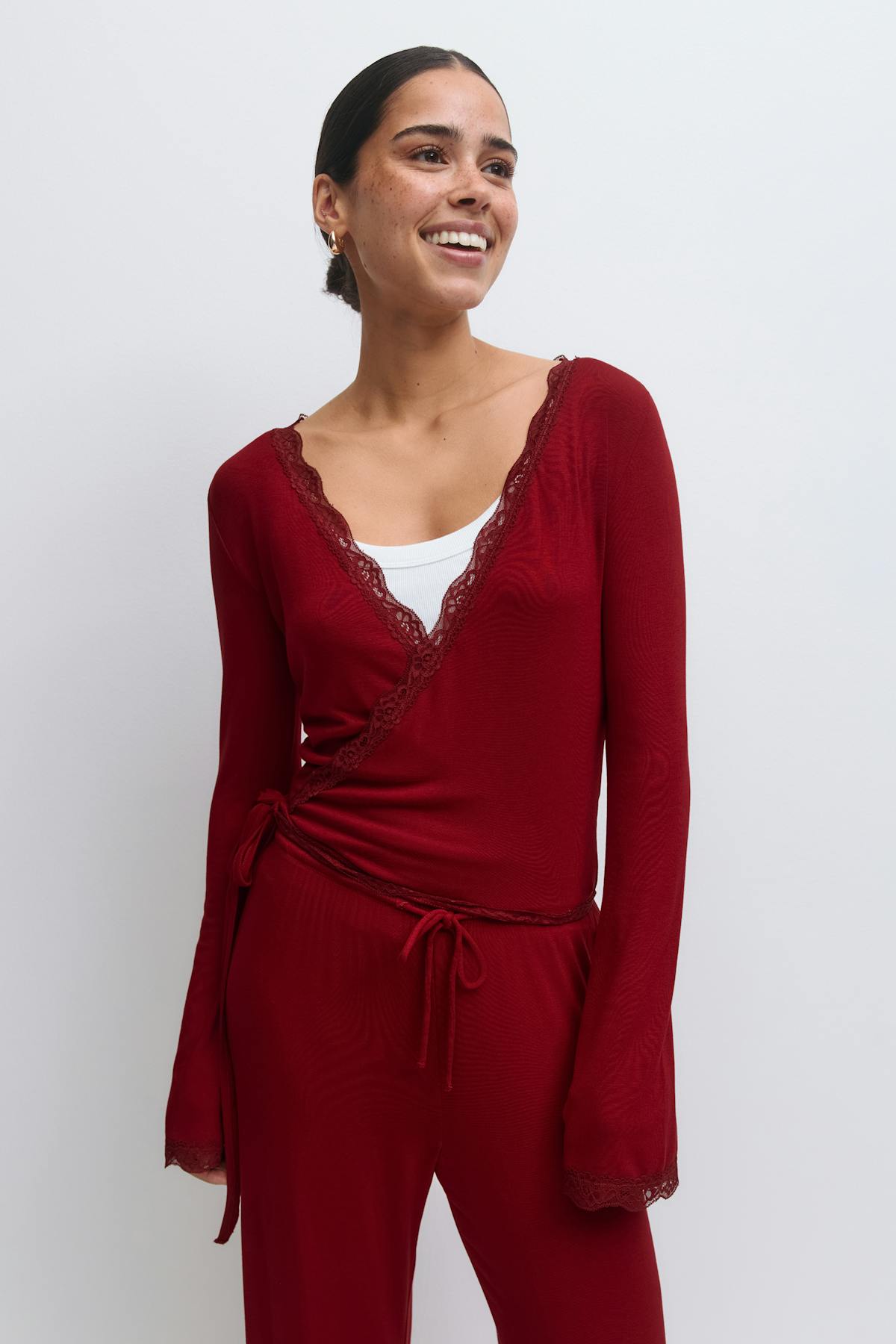 Soft wrap cardigan - Noir