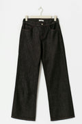 High and wide jeans - Scandi blue