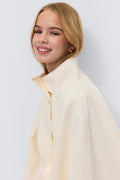 Y belted cape