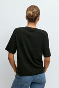 Shoulder pads tee - Noir