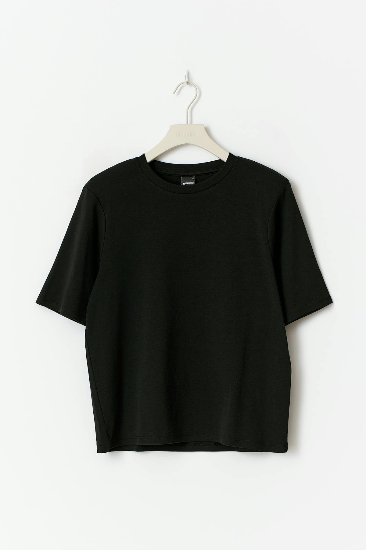 Shoulder pads tee - Noir