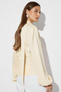 Scarf top - Jaune